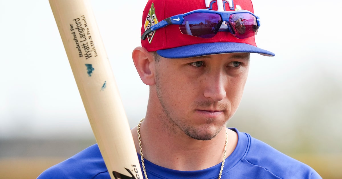 Rangers expect Wyatt Langford to be team’s next star. Time is ticking to pay him like one