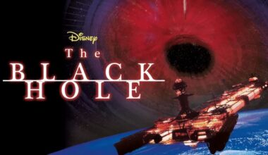 Disney+ artwork from the 1979 sci-fi movie "The Black Hole"