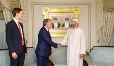 U.S. Special Envoy Steve Witkoff meets with Omani Foreign Minister Sayyid Badr Albusaidi in Muscat