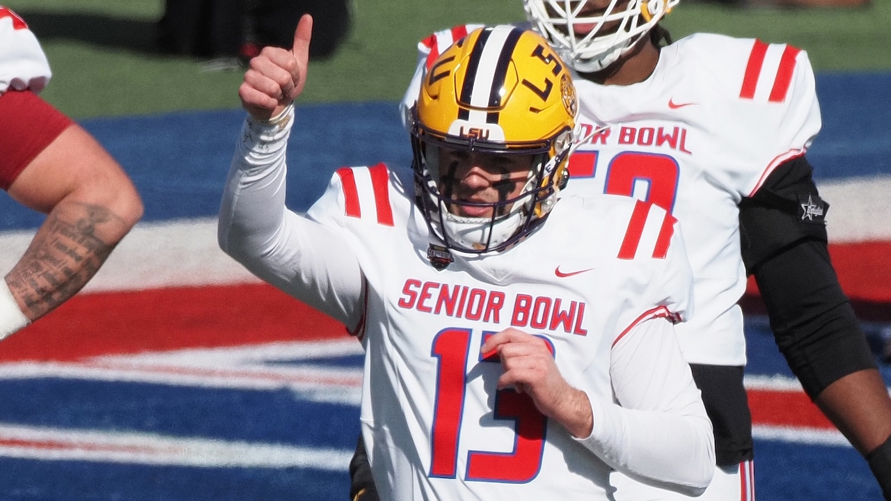 Senior Bowl Garrett Nussmeier leads American team to 17-9 win over National in Panini Senior Bowl