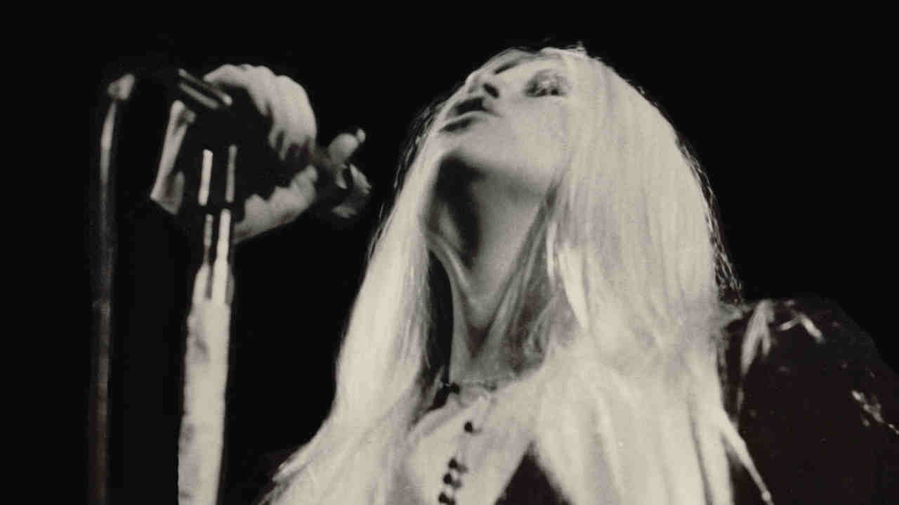 Coven&rsquo;s Jinx Dawson performing onstage in the late 1960s