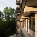 © Sebastian van Damme Valckensteyn - Timber Residential Building / Powerhouse Company - Exterior Photography, Balcony