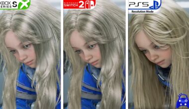 Pragmata Nintendo Switch 2 vs. Xbox Series S vs. PS5 graphics comparison