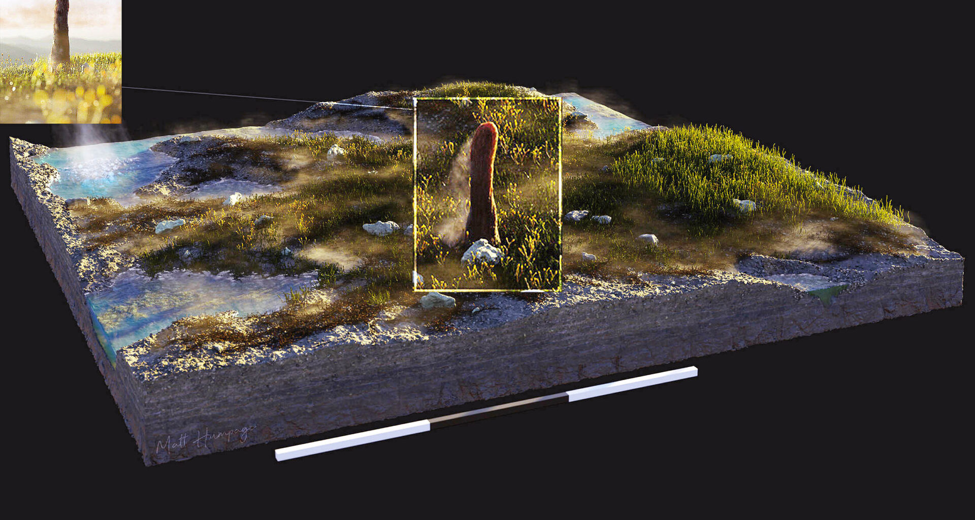 Enormous 26-foot fossil is labeled as an "unknown life form"