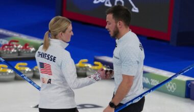 US takes silver in mixed doubles curling as Swedish siblings win gold
