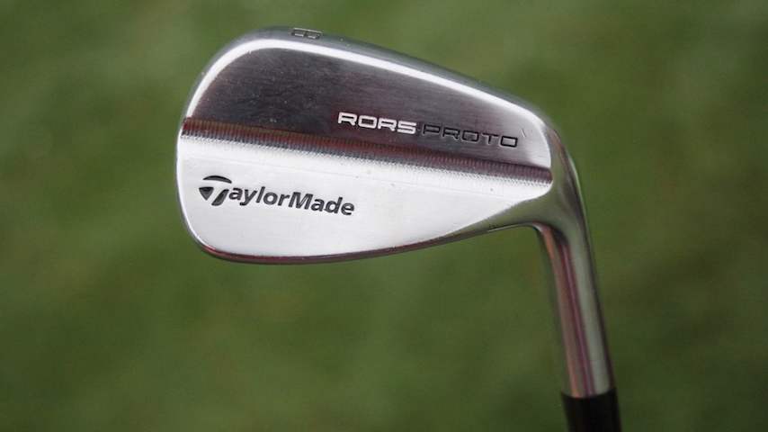 A look at Rory McIlroy's TaylorMade 'RORS PROTO' irons. (GolfWRX)