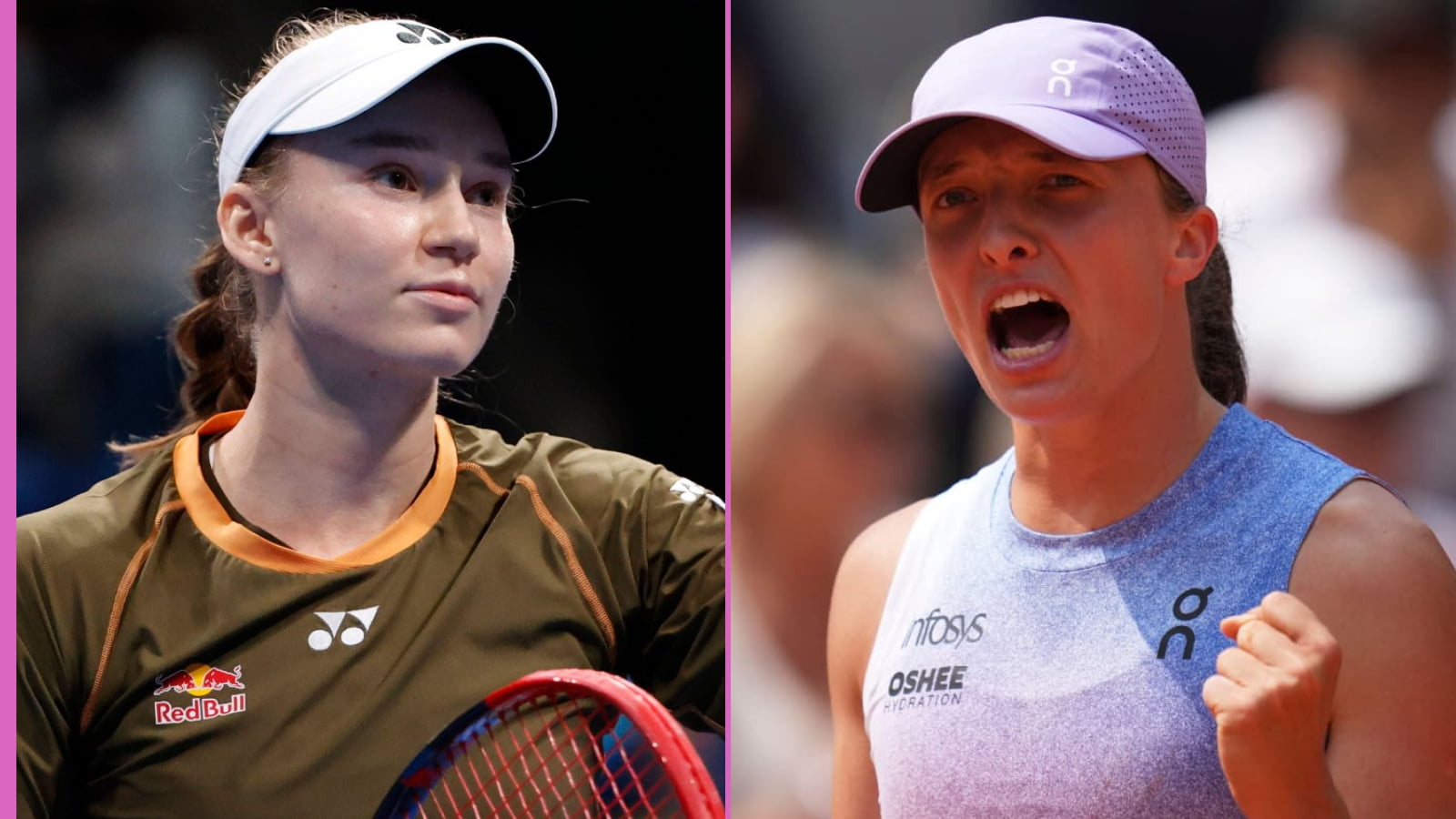 Iga Swiatek & Elena Rybakina battle for world No 2 ranking in Doha