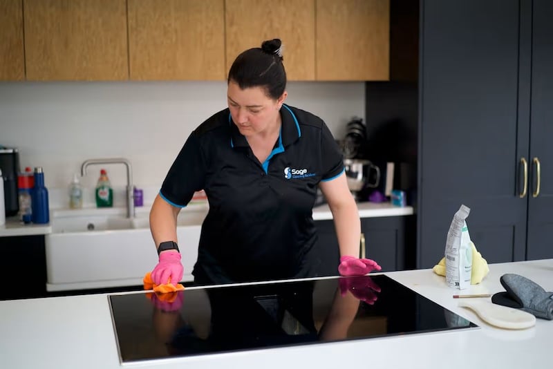 Cleaning Up Ireland fetures Shan Hill, who runs all-female firm Sage Cleaning. Photograph: Virgin Media
