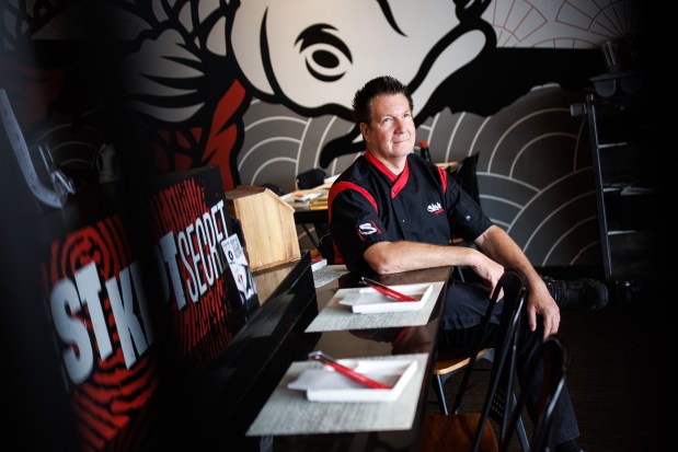 Sushi Confidential founder and chief executive officer Randy Musterer at one of his restaurants in Campbell, Calif. Tuesday, Feb. 24, 2026 (Dai Sugano/Bay Area News Group)