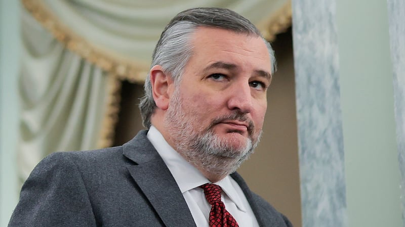 Sen. Ted Cruz (R-TX) arrives to a hearing in the U.S. Capitol