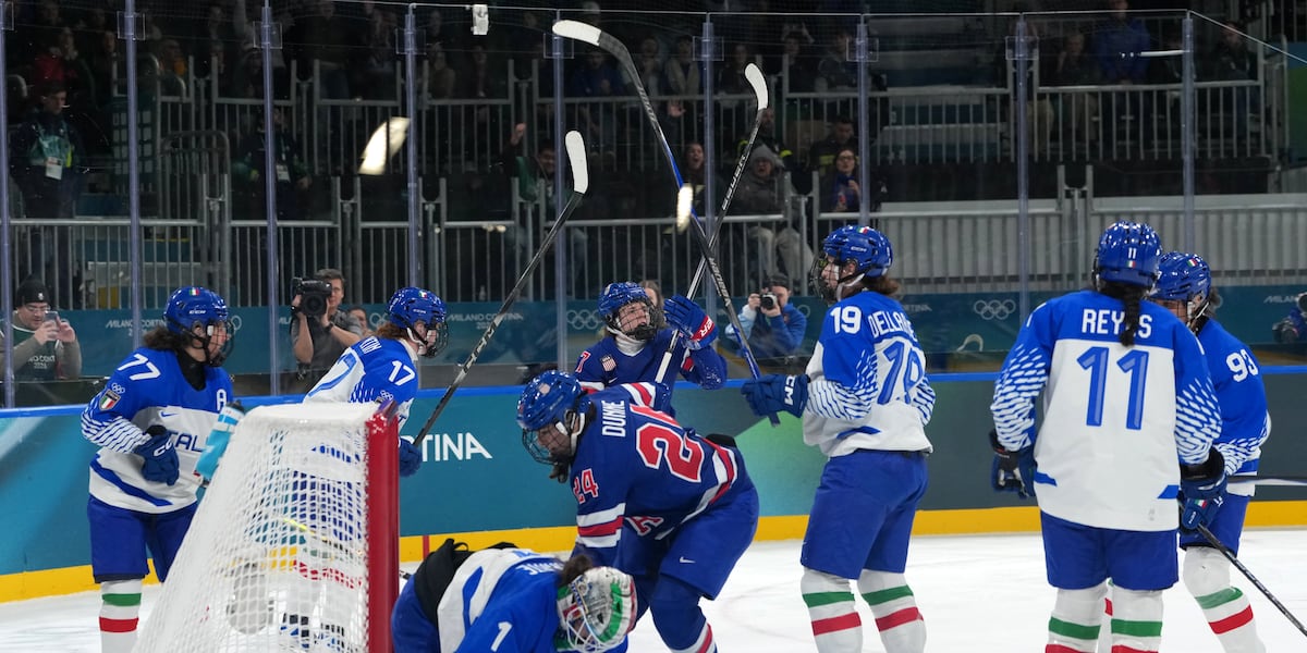 US routs Italy 6-0 to advance to Olympic women’s hockey semifinals
