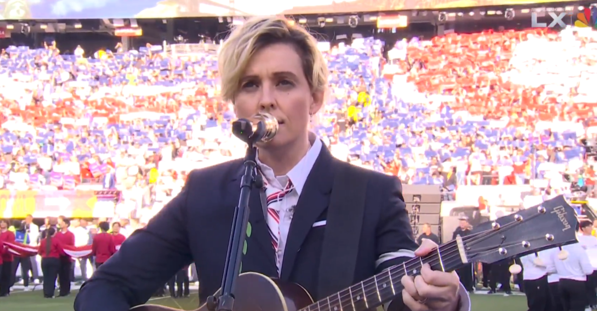 Brandi Carlile’s ‘America the Beautiful’ performance slapped at the Super Bowl