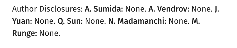 Dr. Marschall Runge omits his financial ties to Eli Lilly in 6 journals: Elsevier (ScienceDirect), The Journal of Clinical Investigation, the American Heart Association, Mary Ann Liebert (Sage), National Institutes of Health and Ovid.