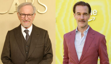 Steven Spielberg and James Van Der Beek