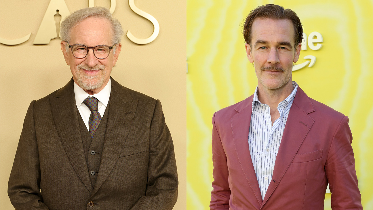 Steven Spielberg and James Van Der Beek