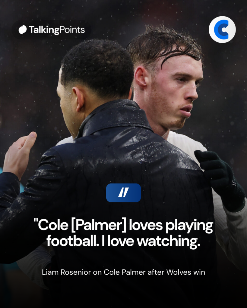 Liam Rosenior on Cole Palmer