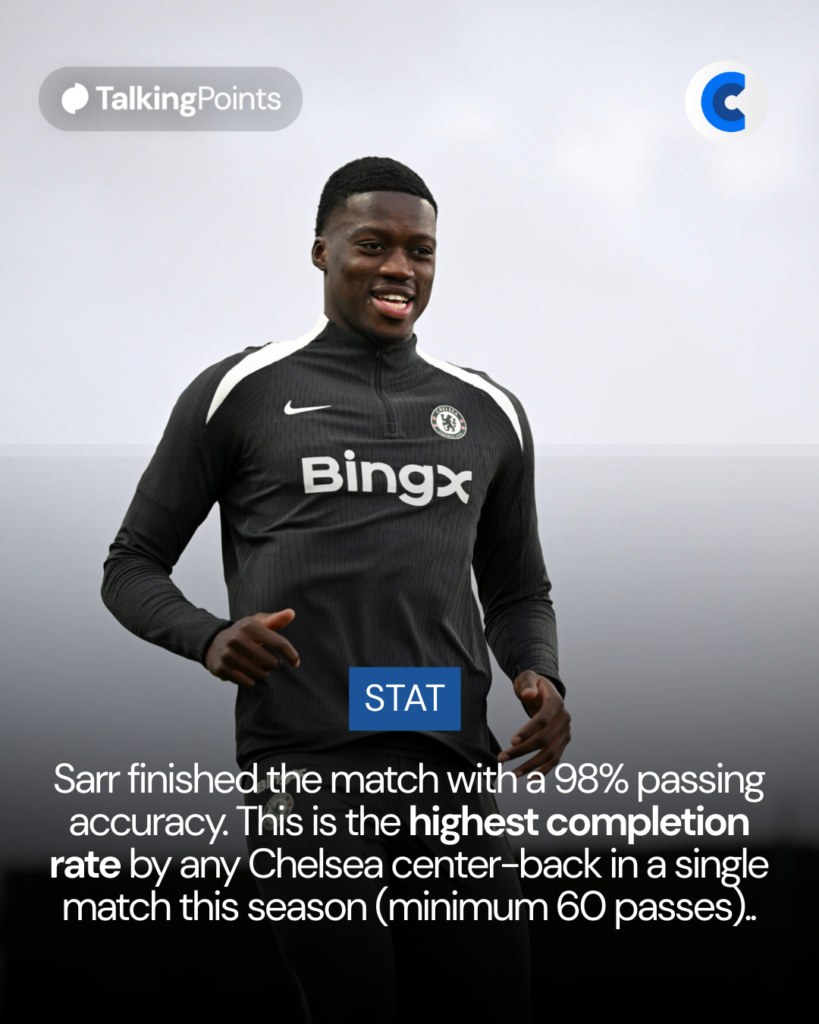 Mamadou Sarr breaks Chelsea record on debut vs Hull City