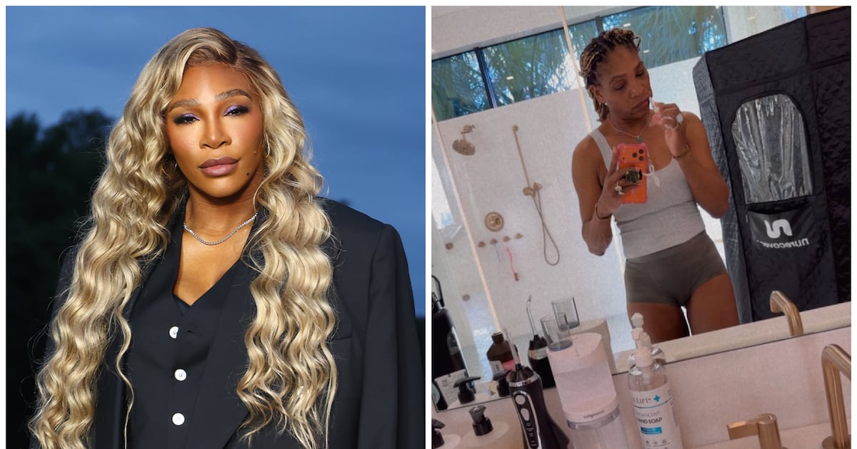 Serena Williams’s Trendy Bathroom Sauna Is Currently on Sale