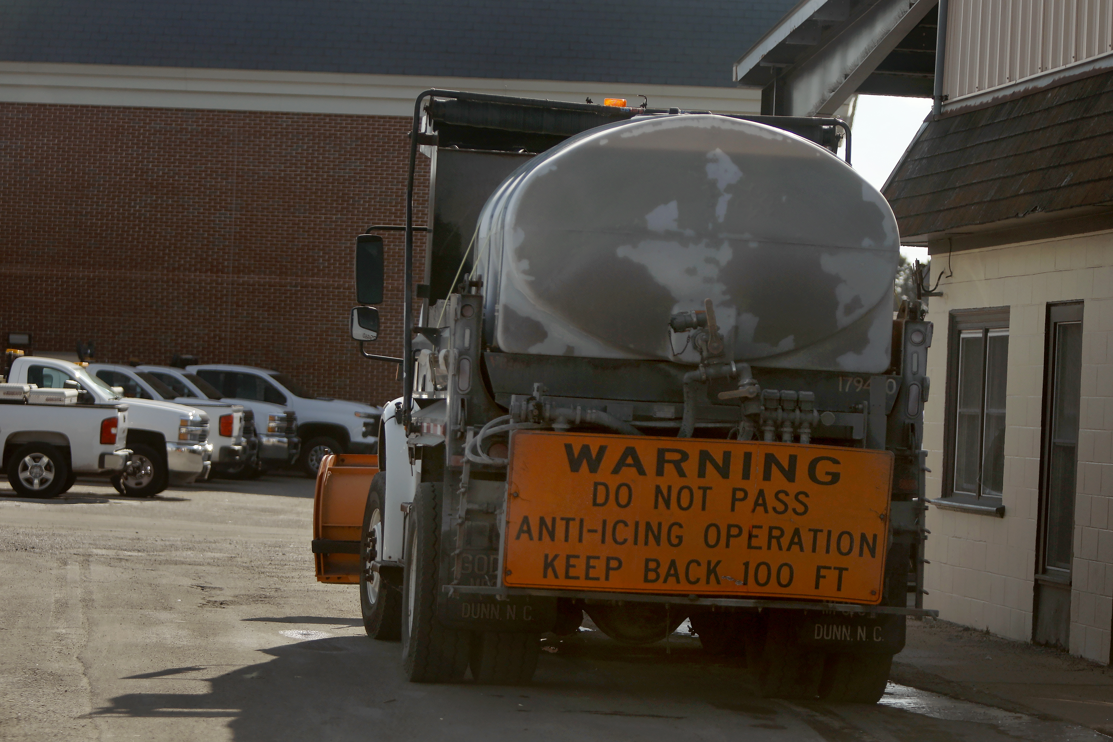 Snow plows at Virginia Beach Public Works are ready to...