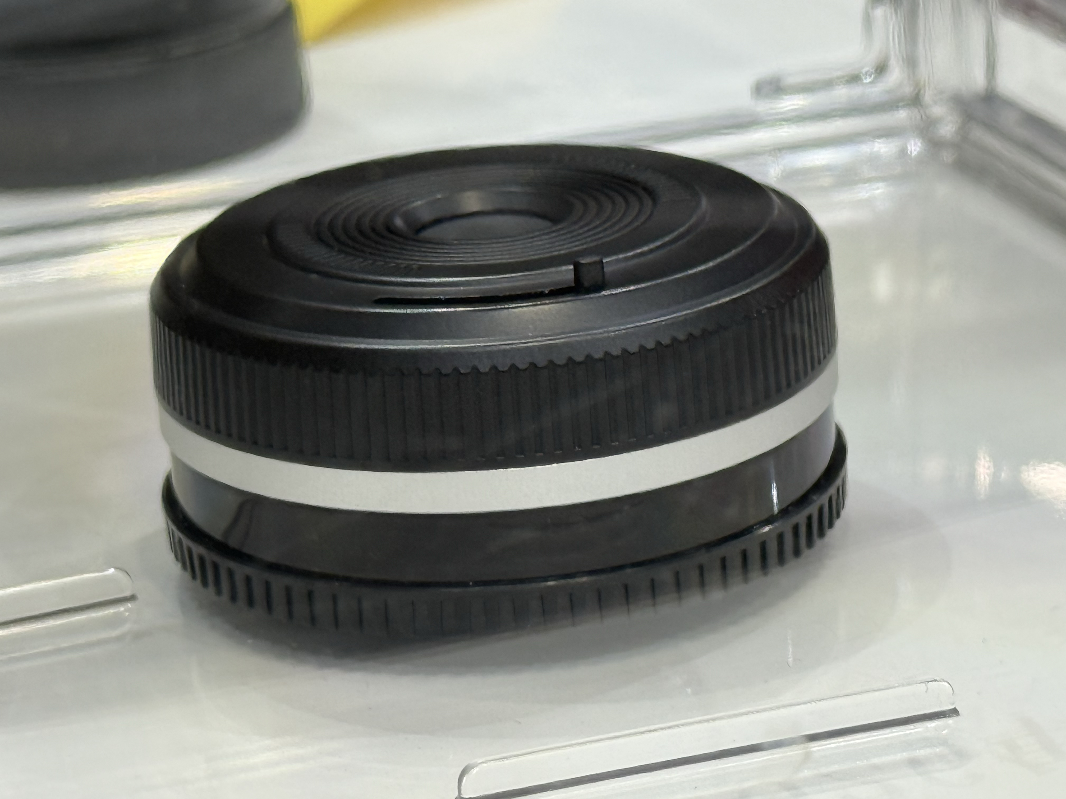 7artisans 24mm pancake lens on display at the CP+ 2026 show