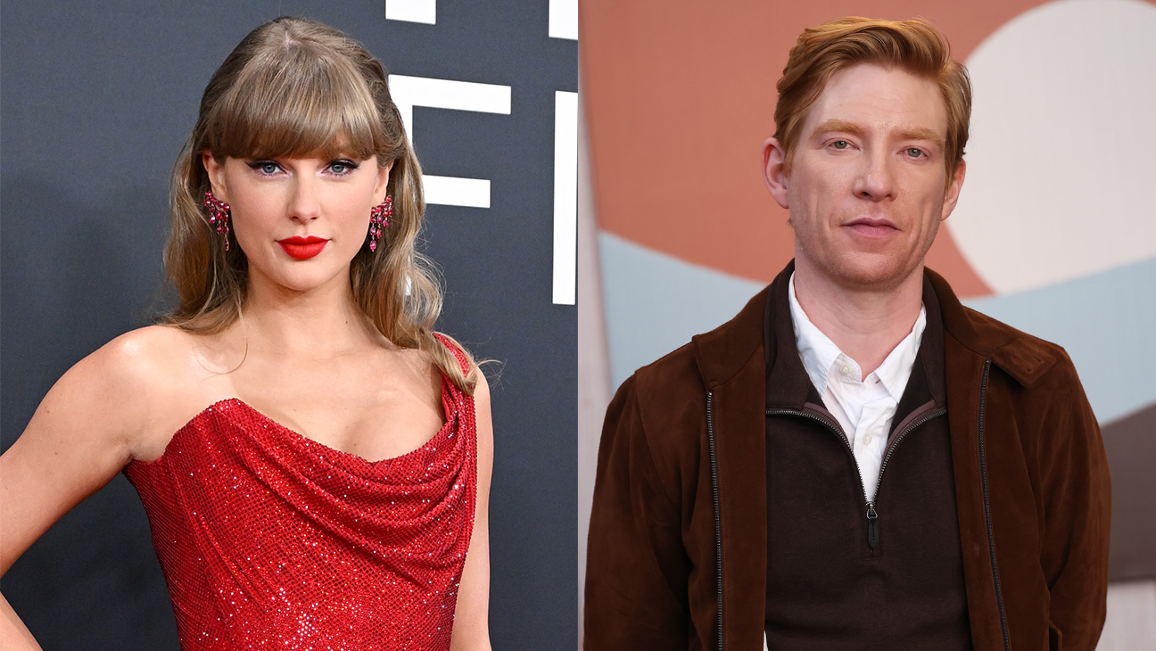 Taylor Swift and Domhnall Gleeson