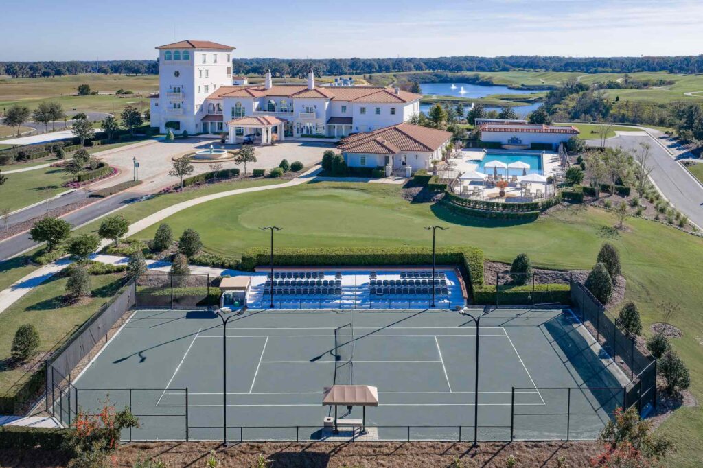 The Club at Iron Lake clubhouse that overlooks the rest of the course in Ocala.