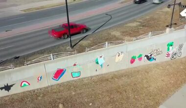 What is the difference between a mural and graffiti?