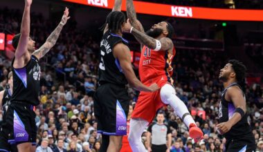 Bey scores 42 points, Pelicans beat Jazz 129-118 to open 2-game set in Utah