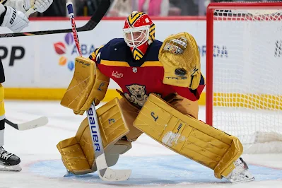 Florida Panthers goalie Sergei Bobrovsky Florida Panthers goalie Sergei Bobrovsky