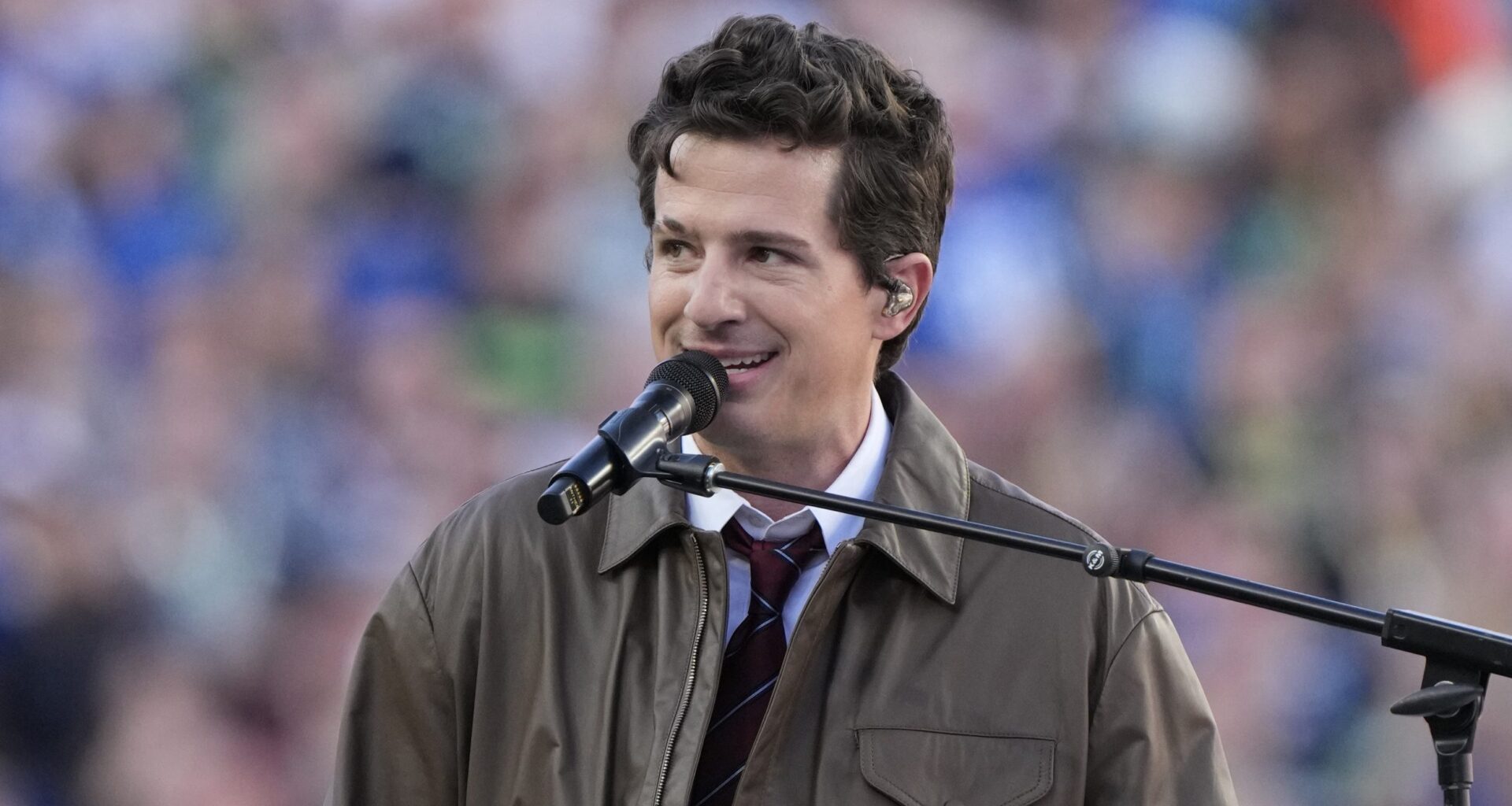 NBC camera operator nails perfect shot of Charlie Puth during national anthem