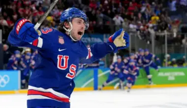 USA vs. Sweden final score, results: Quinn Hughes' overtime goal sends U.S. to Olympic semifinals image