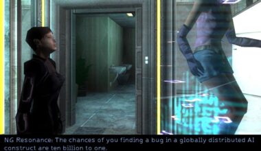 NG Resonance tells Alex D, "The chances of you finding a bug in a globally distributed AI construct are ten billion to one."