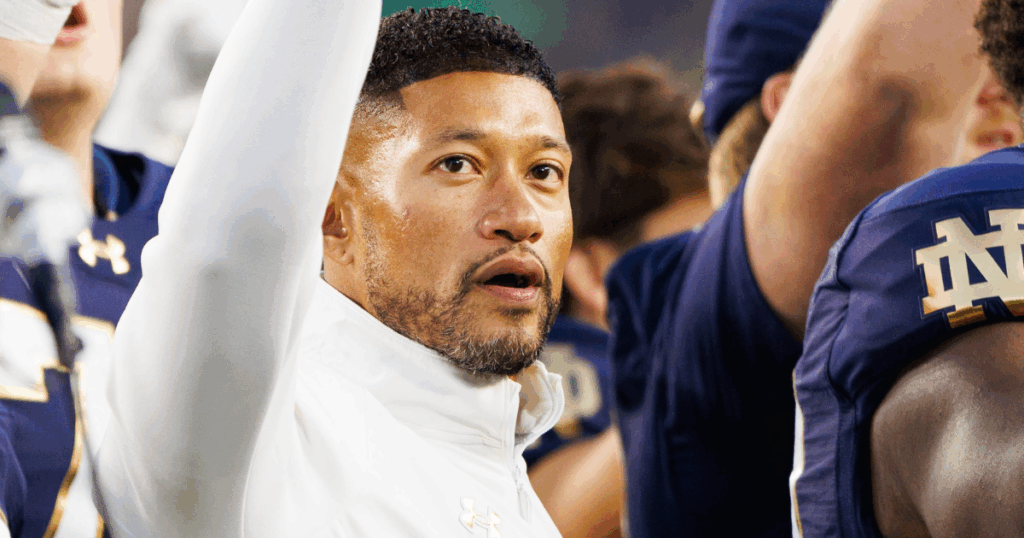 Notre Dame HC Marcus Freeman