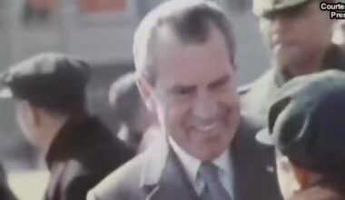 Nixon was the first United States president to visit Communist-controlled China.