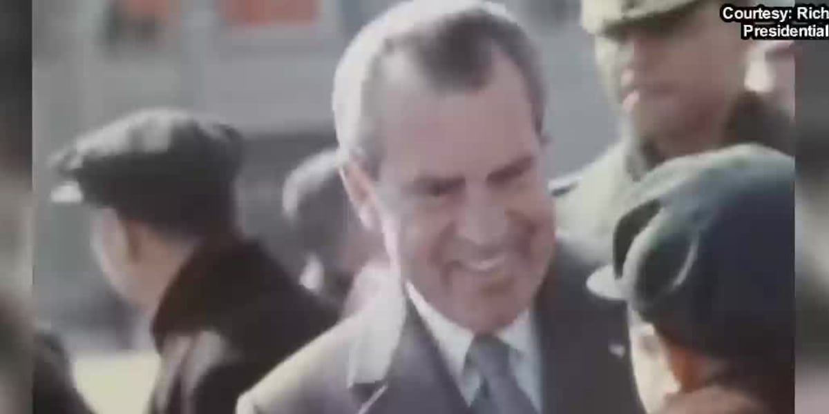 Nixon was the first United States president to visit Communist-controlled China.