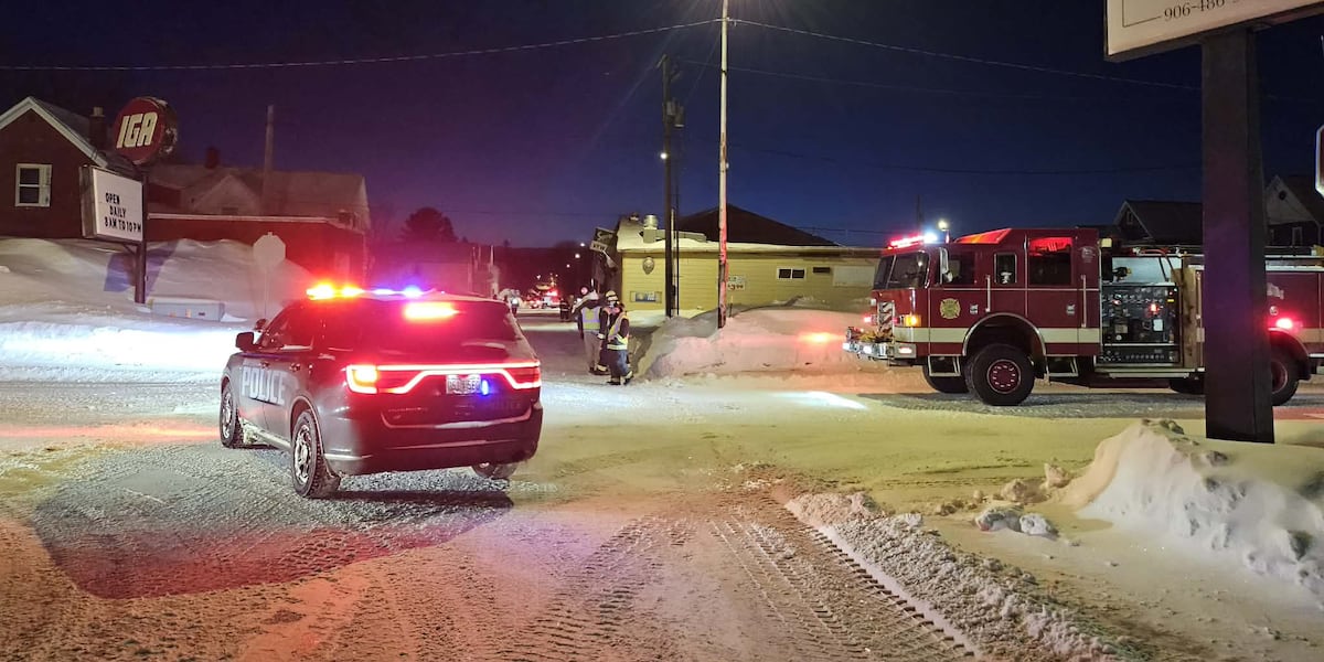 Ishpeming VFW roof collapses overnight, causing active gas leak