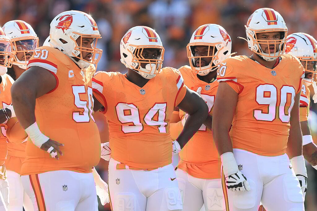 Bucs Dts Vita Vea, Calijah Kancey And Logan Hall