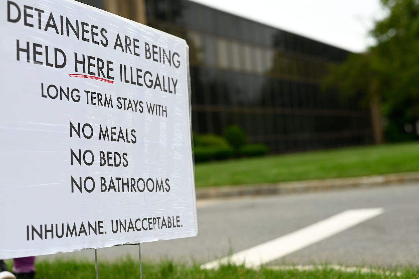 The ICE Boston Field Office at 1000 District Ave in Burlington is currently doubling as an immigrant detention center.