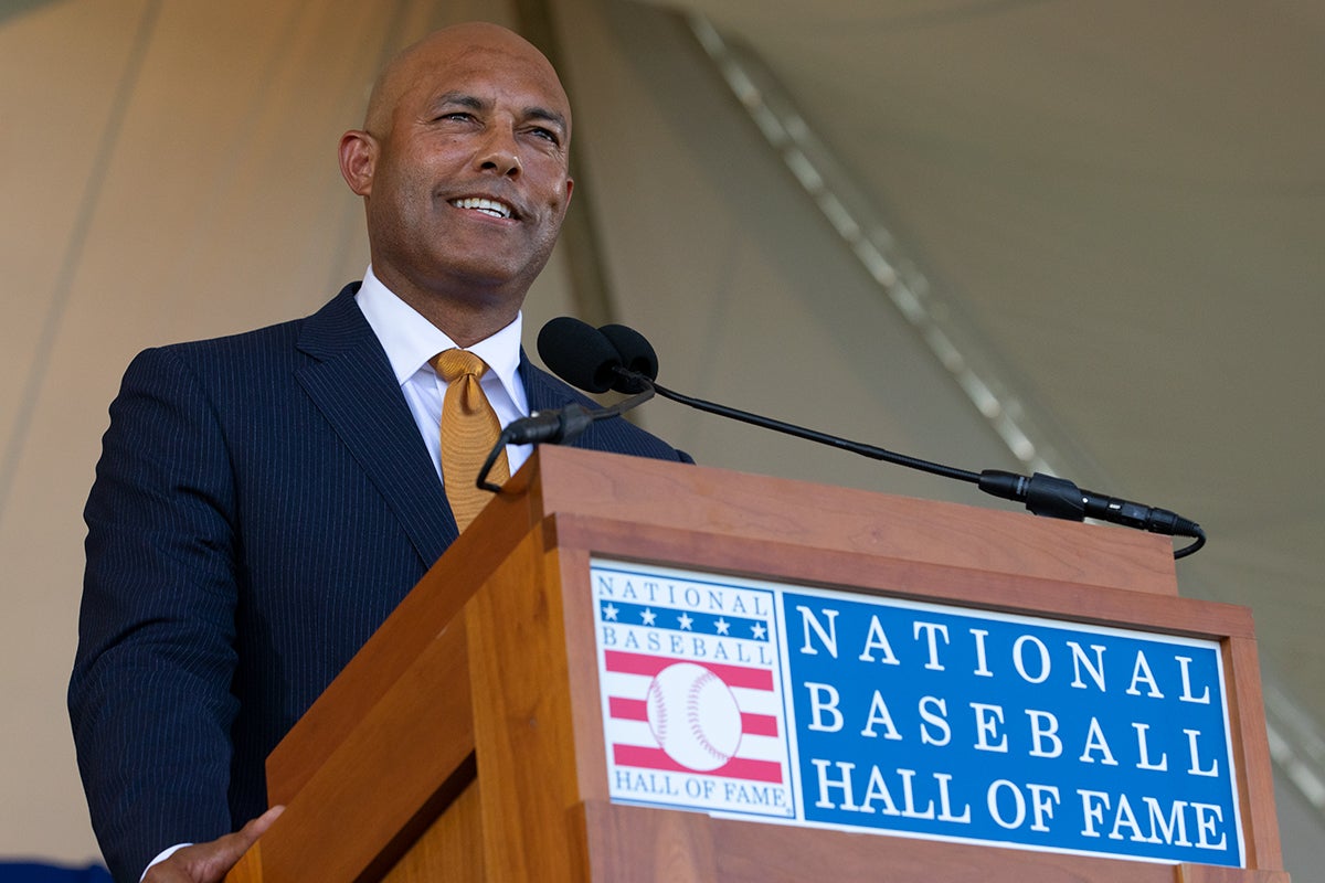 Mariano Rivera speaks at 2019 Induction Ceremony
