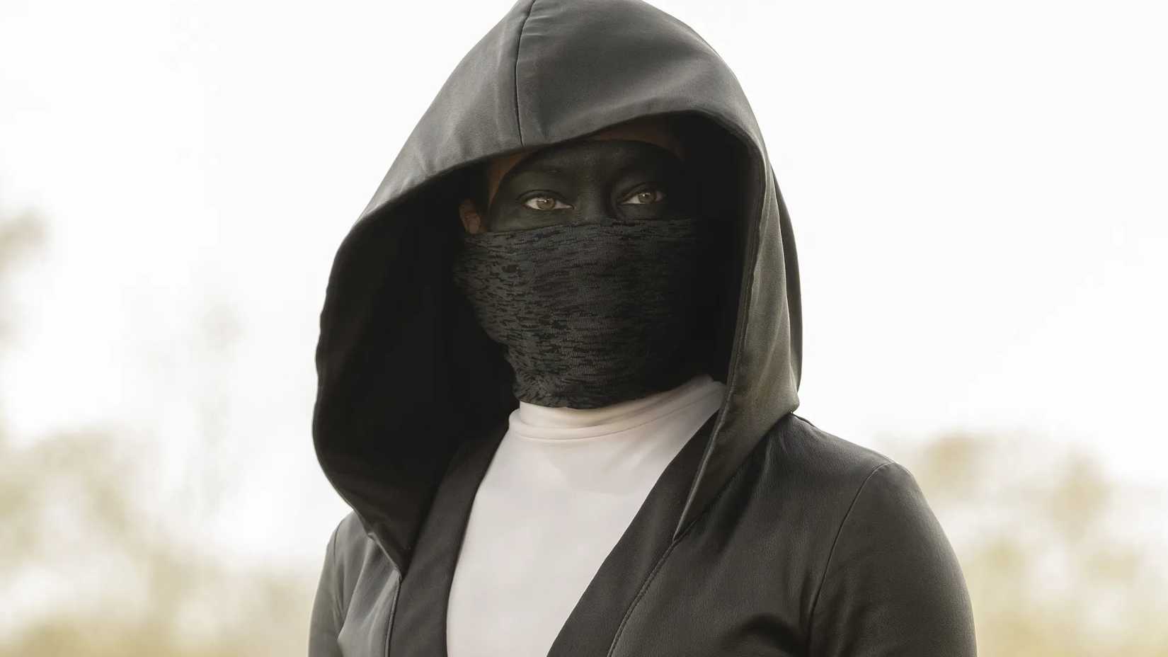 A hooded hero in the Watchmen TV show.