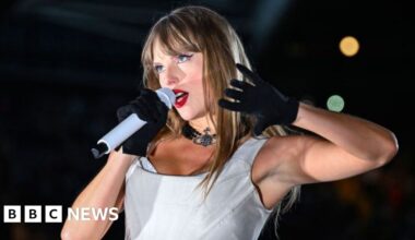 Wrexham dancer, 71, gobsmacked to feature in Taylor Swift's Opalite music video - BBC