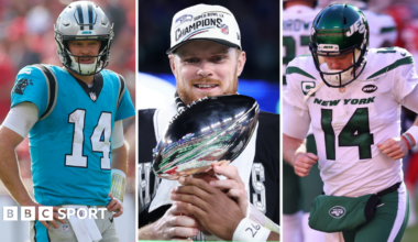 Sam Darnold struggled at the Panther and Jets but won the Super Bowl with the Seahawks