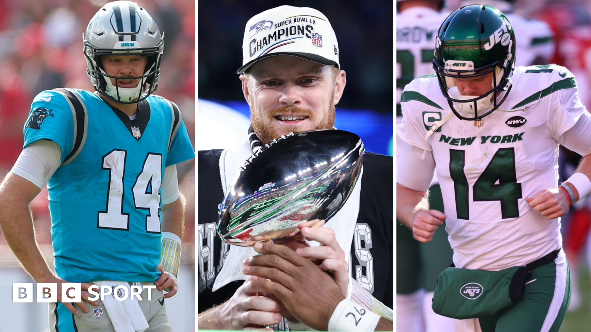 Sam Darnold struggled at the Panther and Jets but won the Super Bowl with the Seahawks