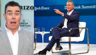Adam Carolla Schools Bill Maher On Gavin Newsom’s ‘Deep Knee Cross’