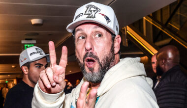 New York Jets fan Adam Sandler receives flak at Super Bowl