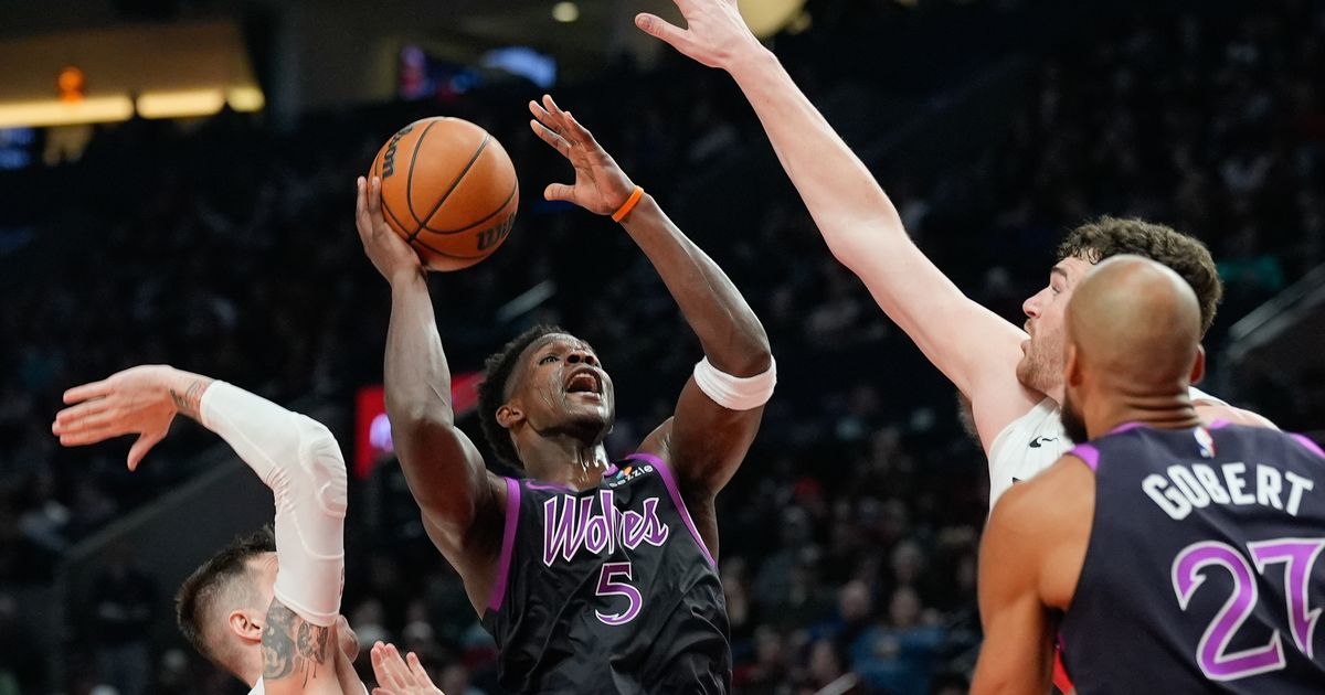 Anthony Edwards scores 34, Timberwolves beat the Trail Blazers 124-121 :: WRAL.com
