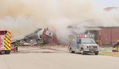 No injuries reported after large fire at Marion VA Medical Center