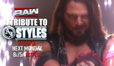 AJ Styles WWE Raw Tribute Show Plans Major Update