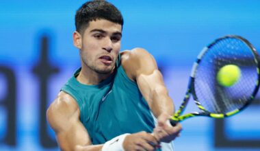 Carlos Alcaraz made his debut in Doha last year.