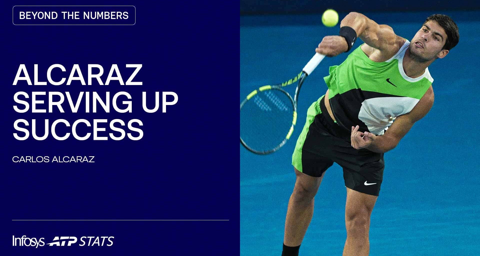 Carlos Alcaraz has won 90.8 per cent of his service games in 2026.